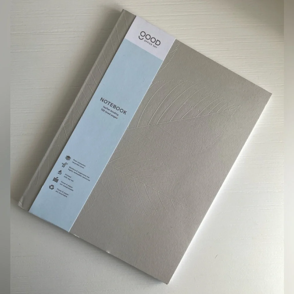 Good Office Day | Layflat Lined Notebook - 7.75x10” 128 pgs